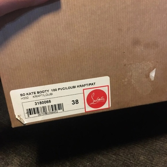 SOLD ‼️Christian louboutin booties 100mm 38euro - Picture 6 of 7